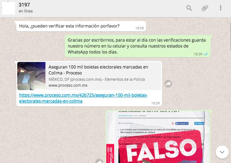 Whatsapp Is A Black Box For Fake News Verificado 2018 Is Making