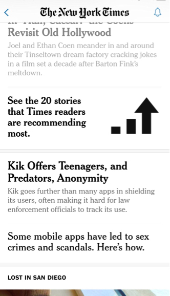 STORY TOUTS IN THE STREAM NYT SMARTPHONE FOR NIEMAN copy