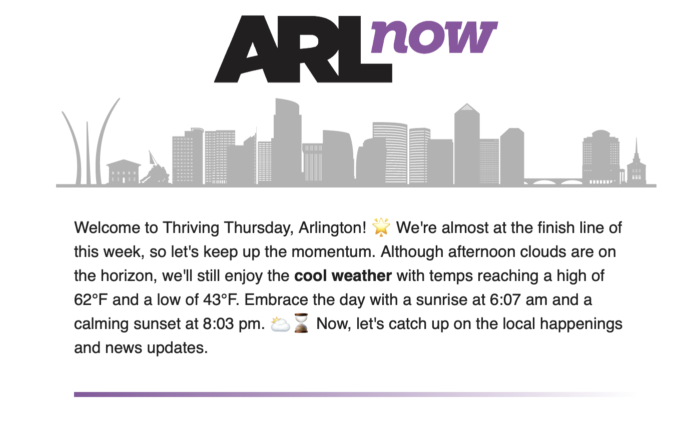 Can AI help local newsrooms streamline their newsletters? ARLnow tests the waters