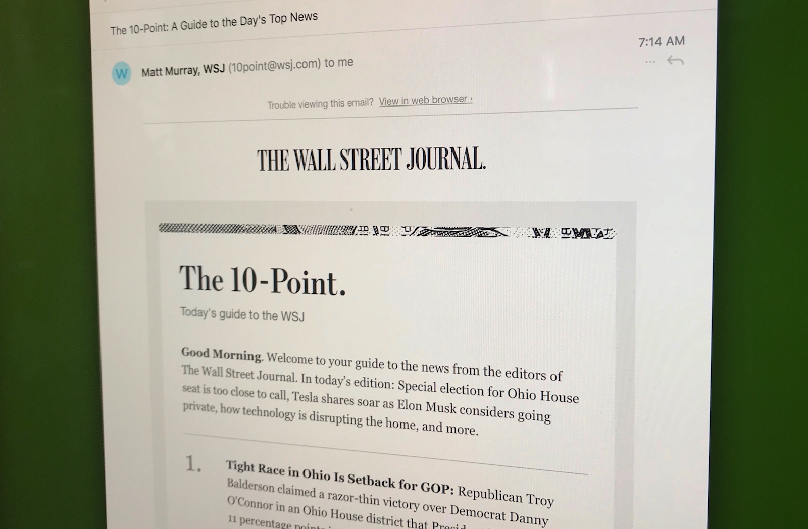 The Wall Street Journal Is Doing Fine